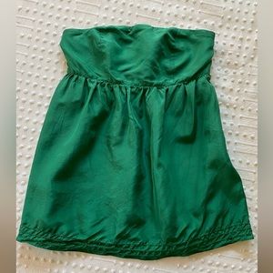 Banana Republic strapless silk top